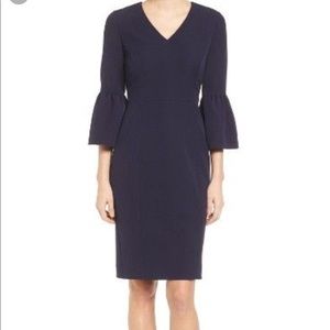 Navy Emerson Rose Bell Sleeve Dress